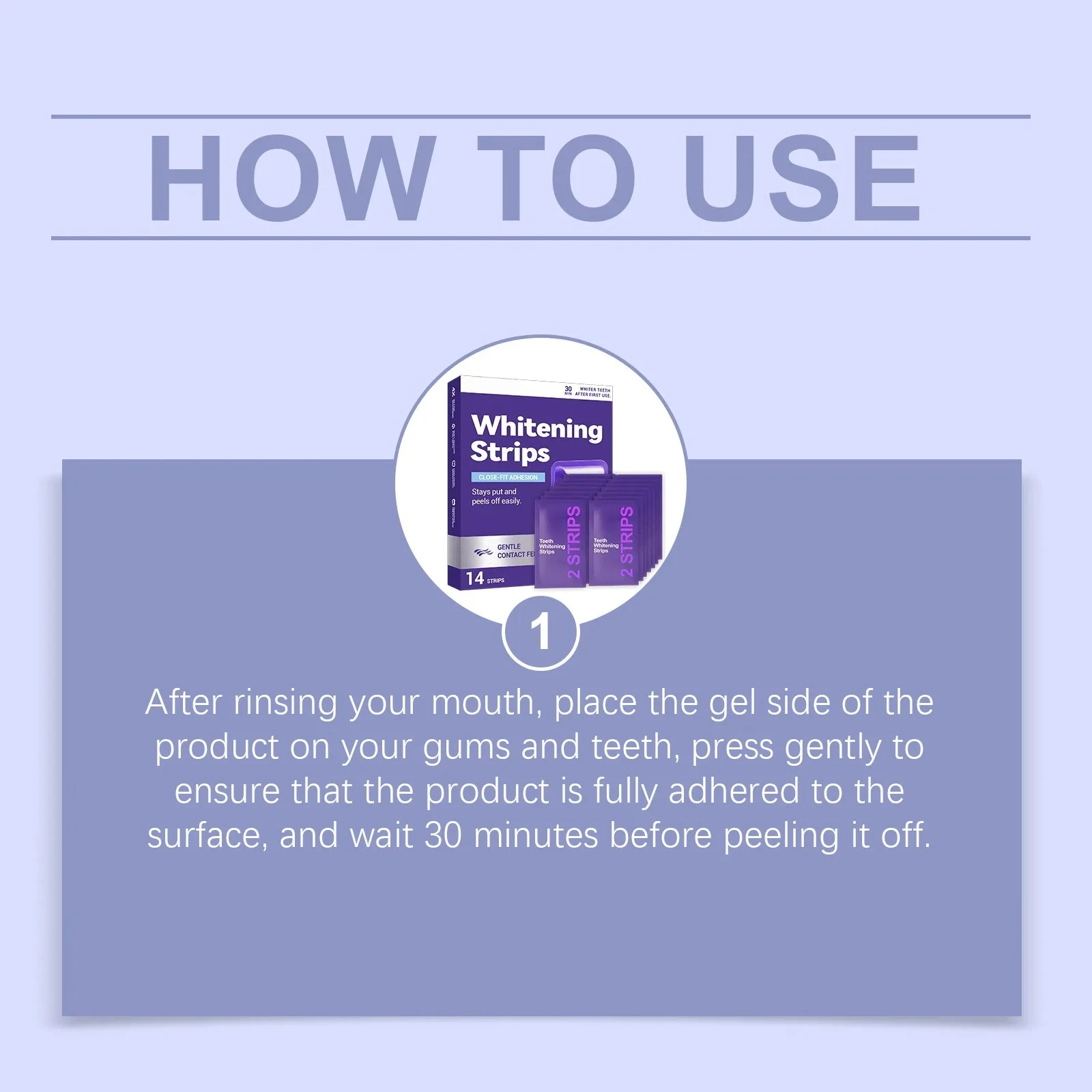 Purple Teeth Whitening Strips Oral Hygiene Fresh Breath Brighten Tooth Bleaching Long Lasting Oral Care Tooth Whitener Patches - Image 6