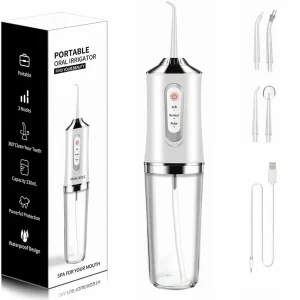 Portable Dental Water Irrigator Waterpick Whitening Laser Toothbrush Dispenser Washing Oral Floss Flosser Irigator For Teeth