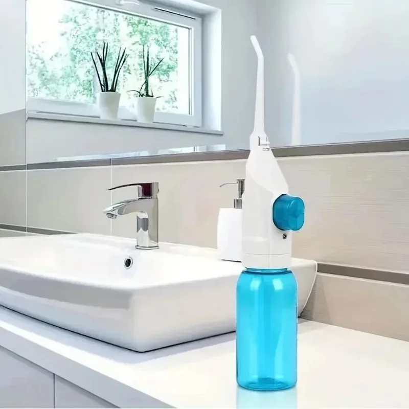1PC Toothpick Style Portable Manual Water Flosser High-Pressure Oral Irrigator for Deep Cleaning of Gums And Teeth Care