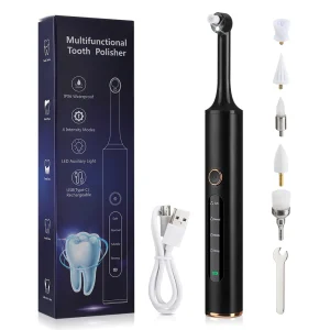 Electric Dental Teeth Polisher Ultrasonic Teeth Cleaner Oral Irrigator Calculus Stain Plaque Remover Tartar Teeth Whitening Kit