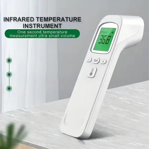 Medical Temperature Test Kit Infrared Thermometer Non-contact Forehead Thermomete or Digital Finger Blood Oxygen Oximeter LED